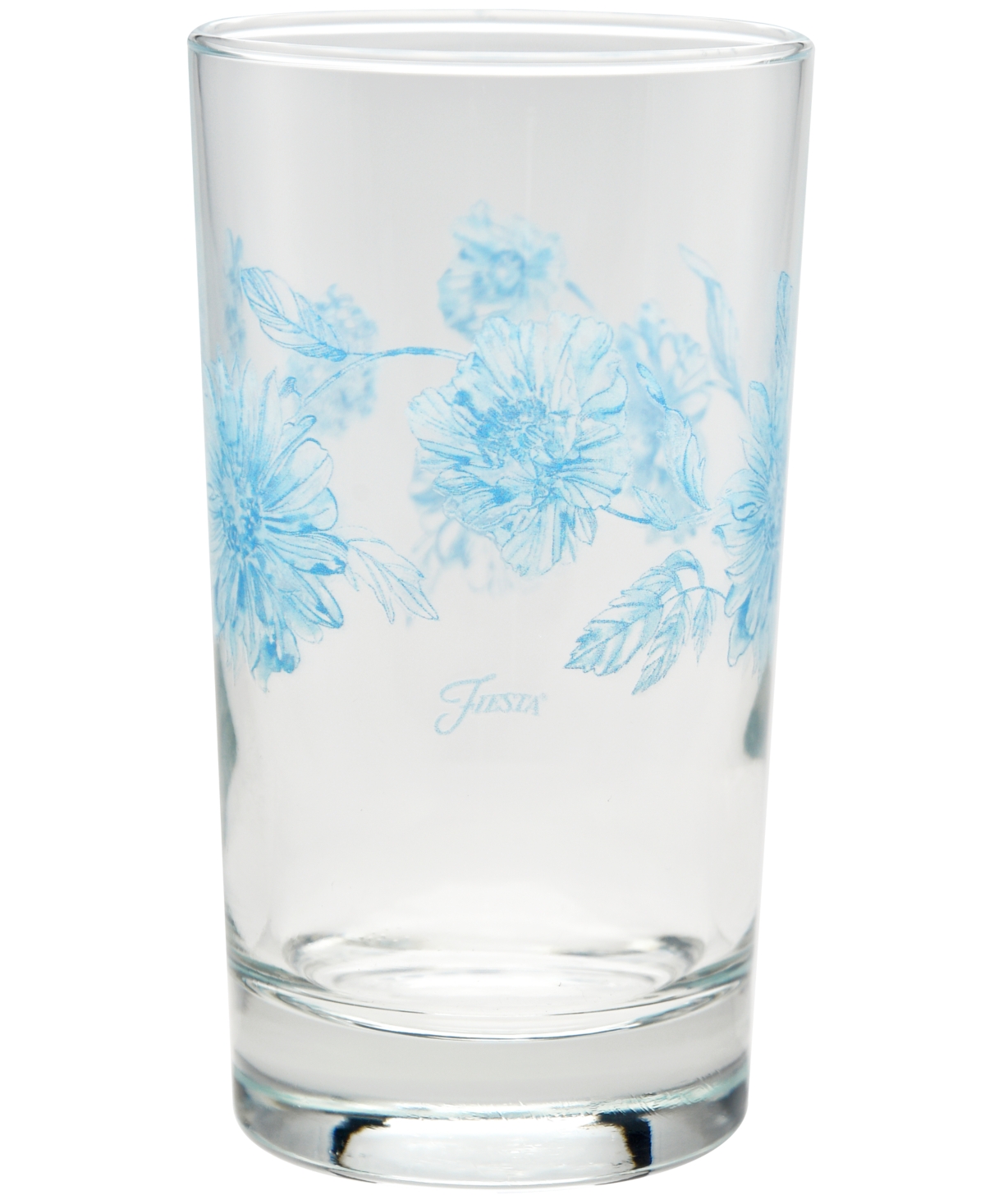 Fiesta Botanical Floral Juice Glass, Set Of 4 In Sky,white