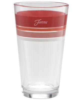 Sunset Horizon Edgeline Tapered Cooler Glass, Set of 4