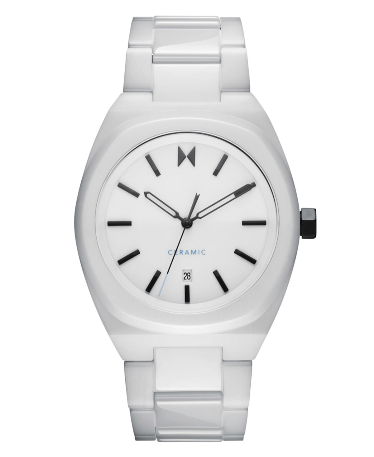 Men's Odyssey Ii White Ceramic Bracelet Watch ,40mm - White