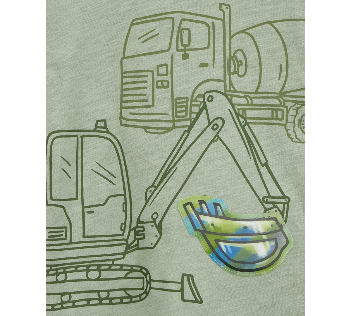 Carter's Toddler Boys Construction Graphic Layered-Look T-Shirt