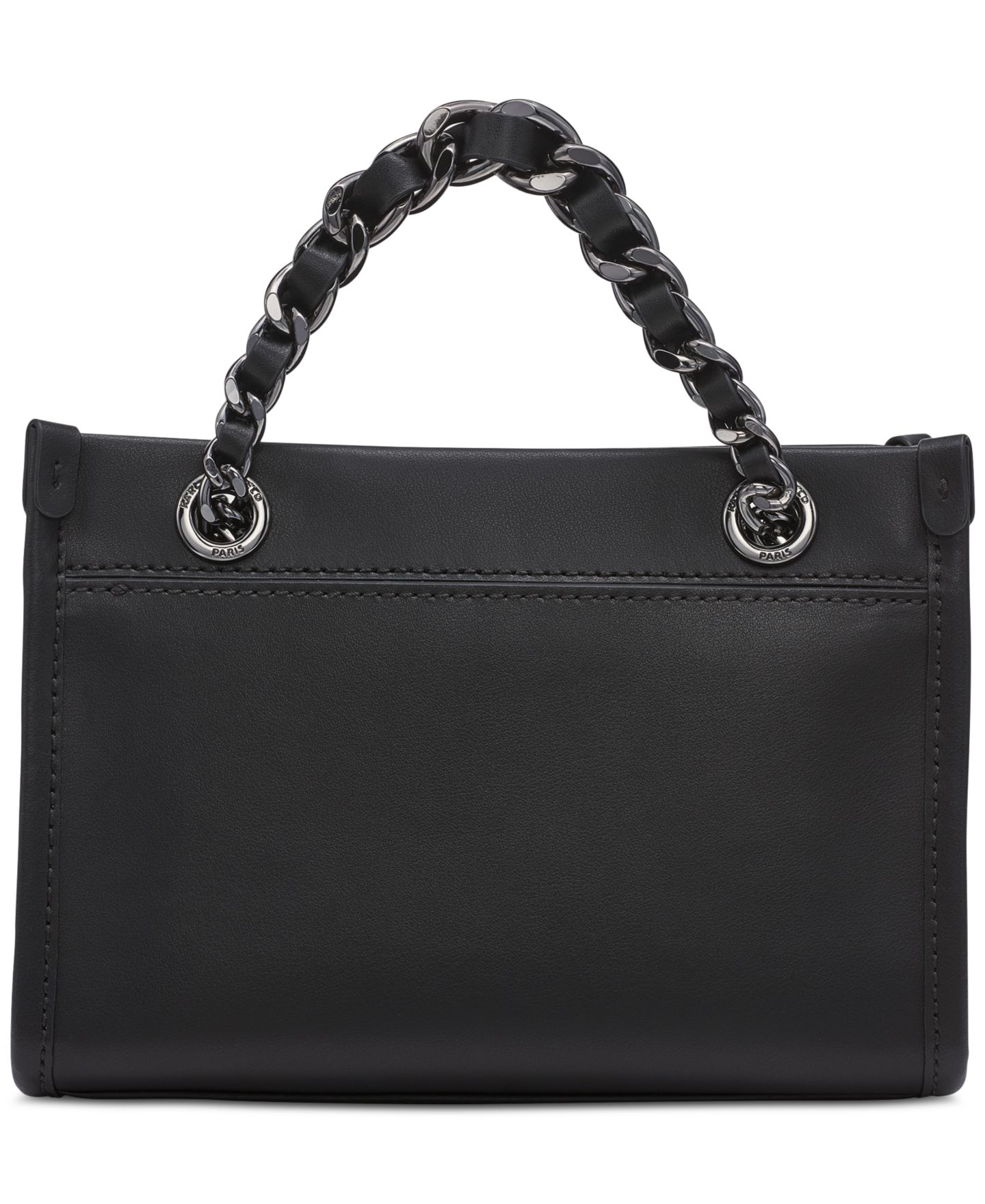 Женская сумка KARL LAGERFELD PARIS Savoie Leather Crossbody, цвет: Чёрный — фото 2