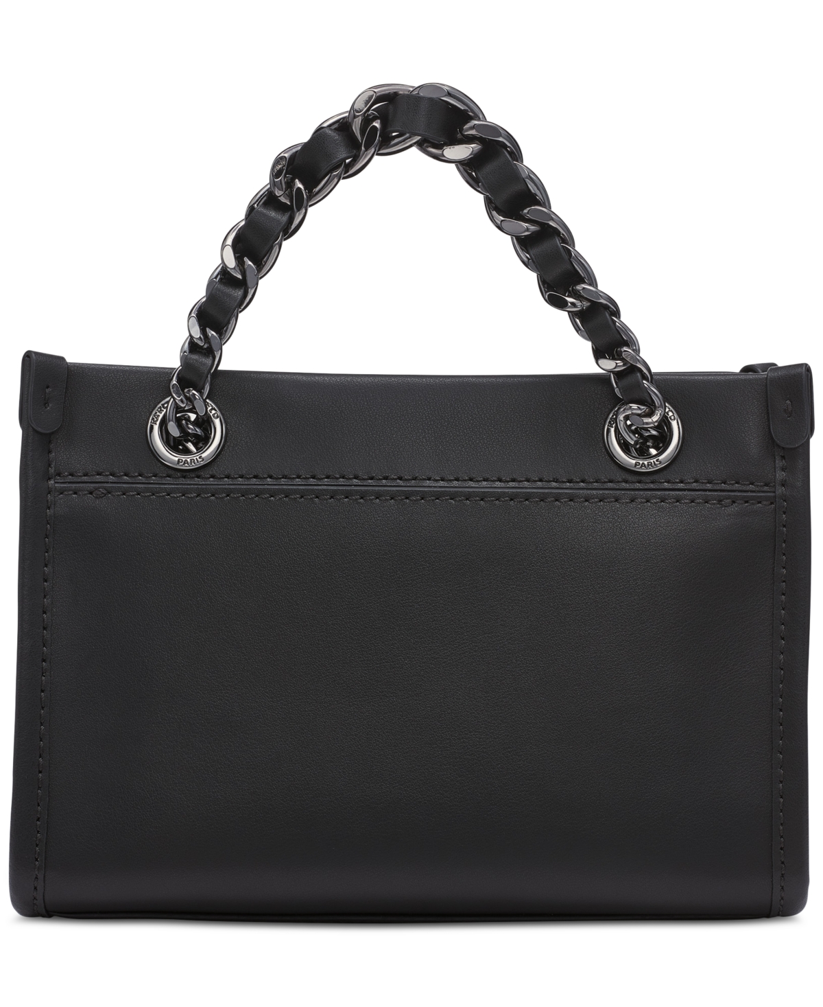 Karl Lagerfeld Savoie Small Leather Crossbody In Black