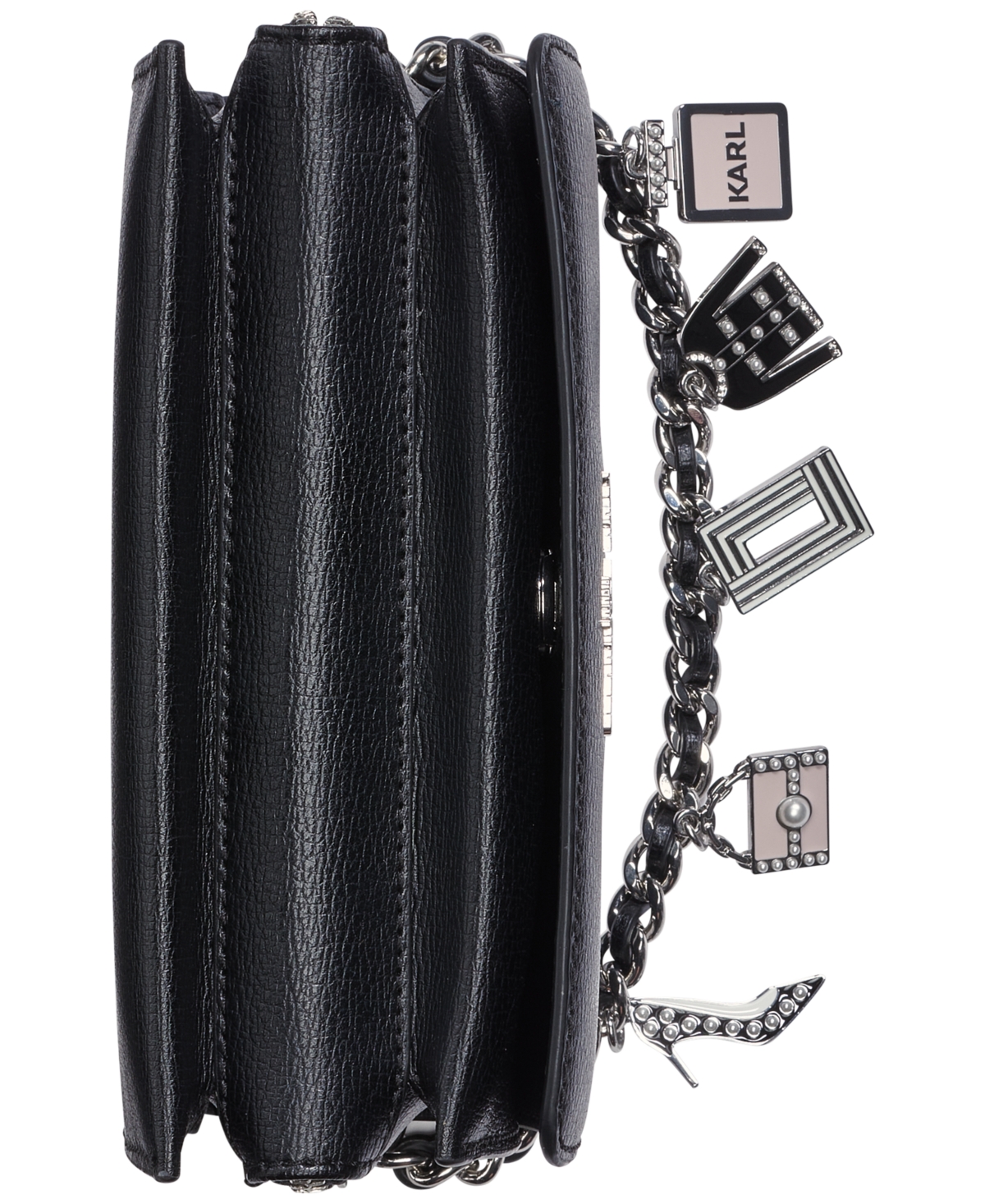 Karl Lagerfeld Paris Lourdes Mini Leather Crossbody