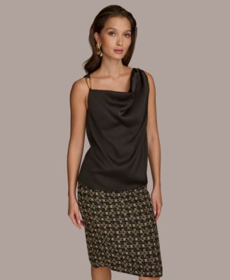 Donna Karan New York - Women's Hardware-Trim Cowlneck Tank Top