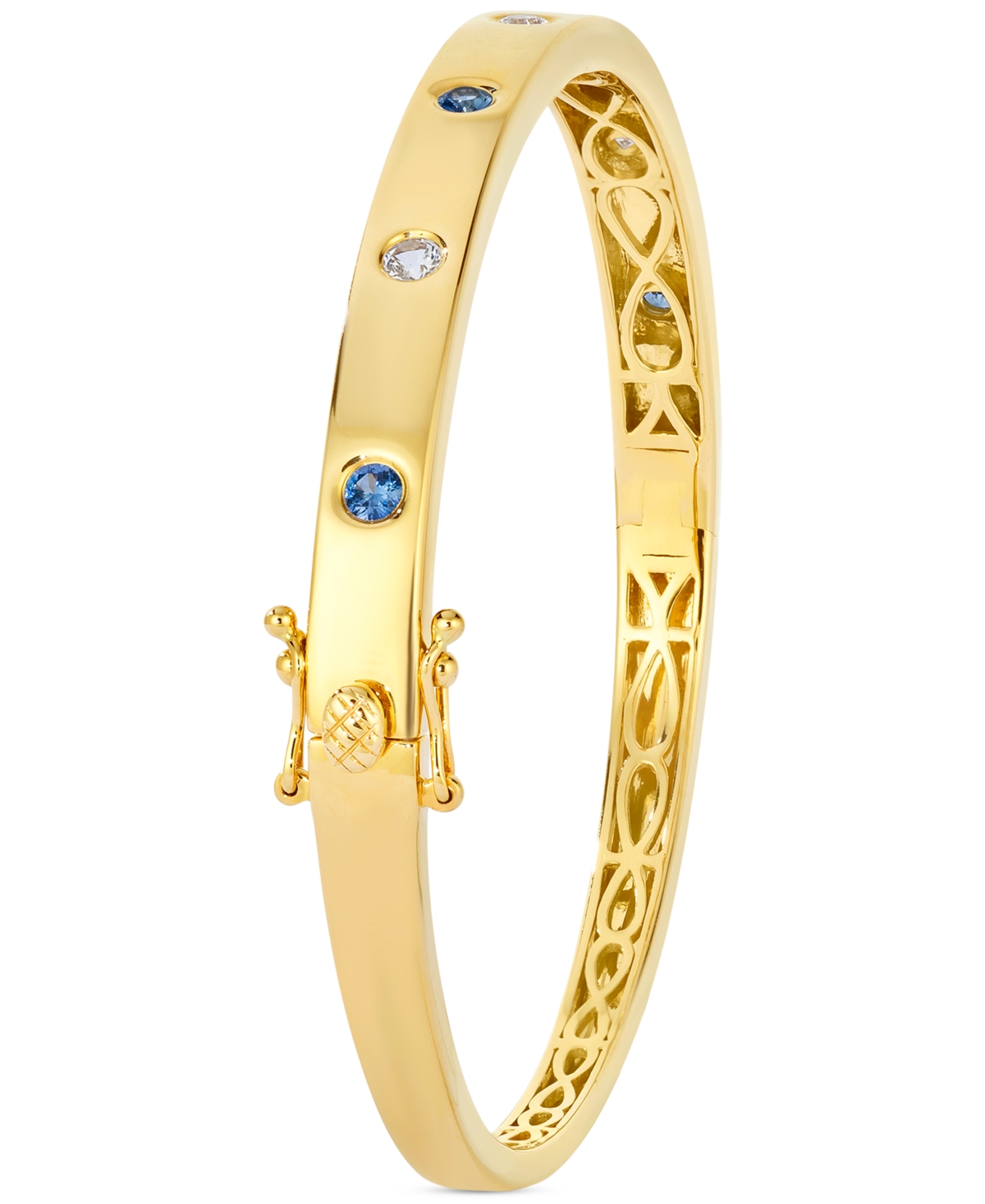 Le Vian Anywear Everywear Blueberry Sapphire (1/4 Ct. T.w.) & White Sapphire (1/4 Ct. T.w.) Or Pink Sapphire In Gold