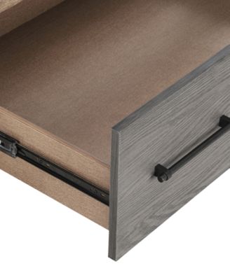 Portmore Twin Panel Storage Bed (with soft close drawers), Created for Macy's