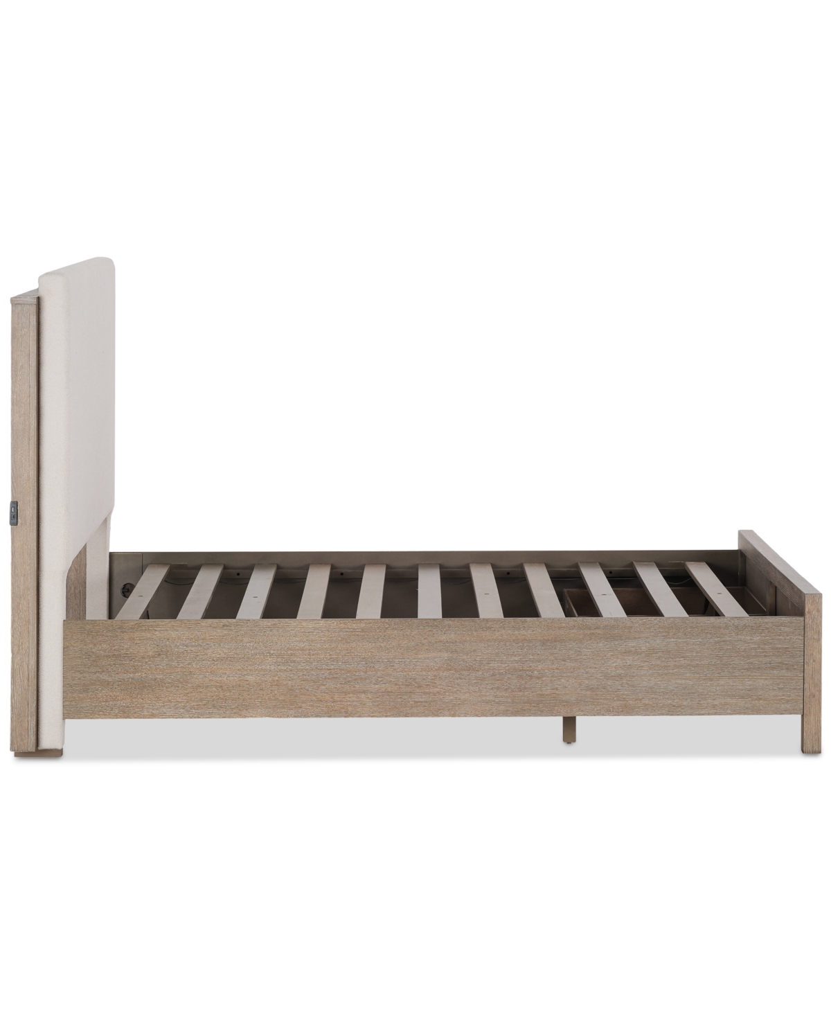 Macy's Portmore King Upholstered Storage Bed (with Soft Close Drawers), Created For  In No Color