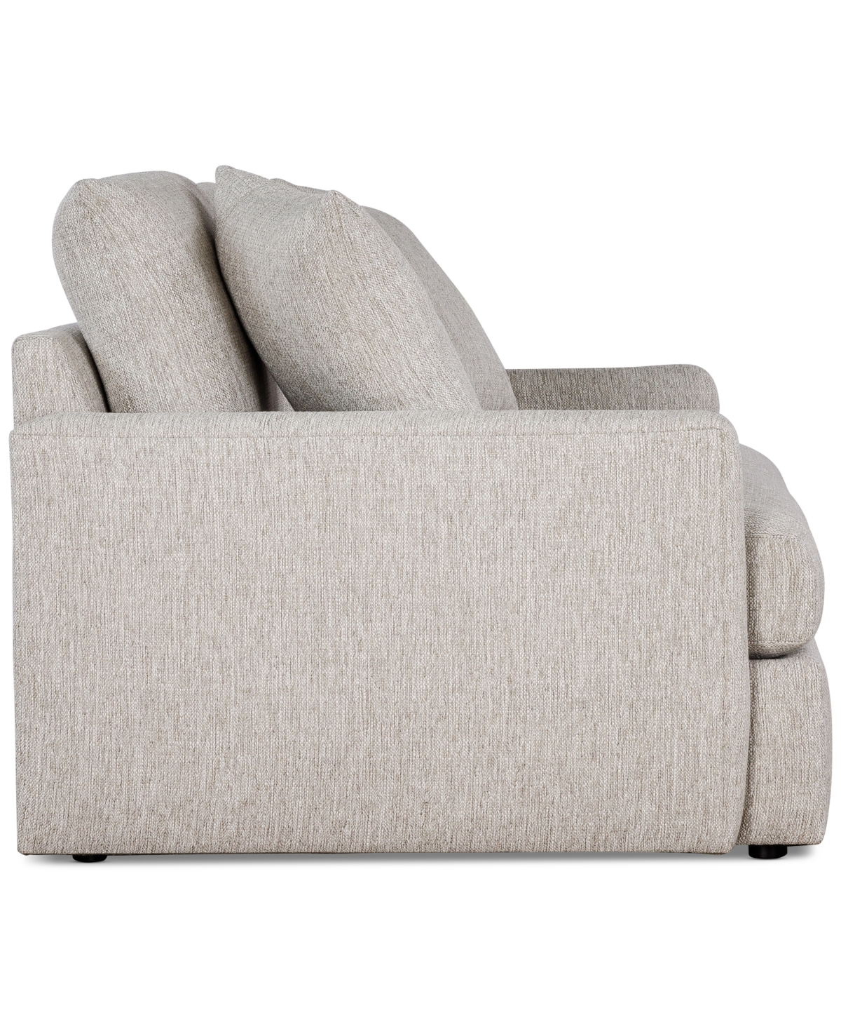 Macy's Tilmar Fabric Loveseat With Deep Seating, Exclusively At  In Pebble