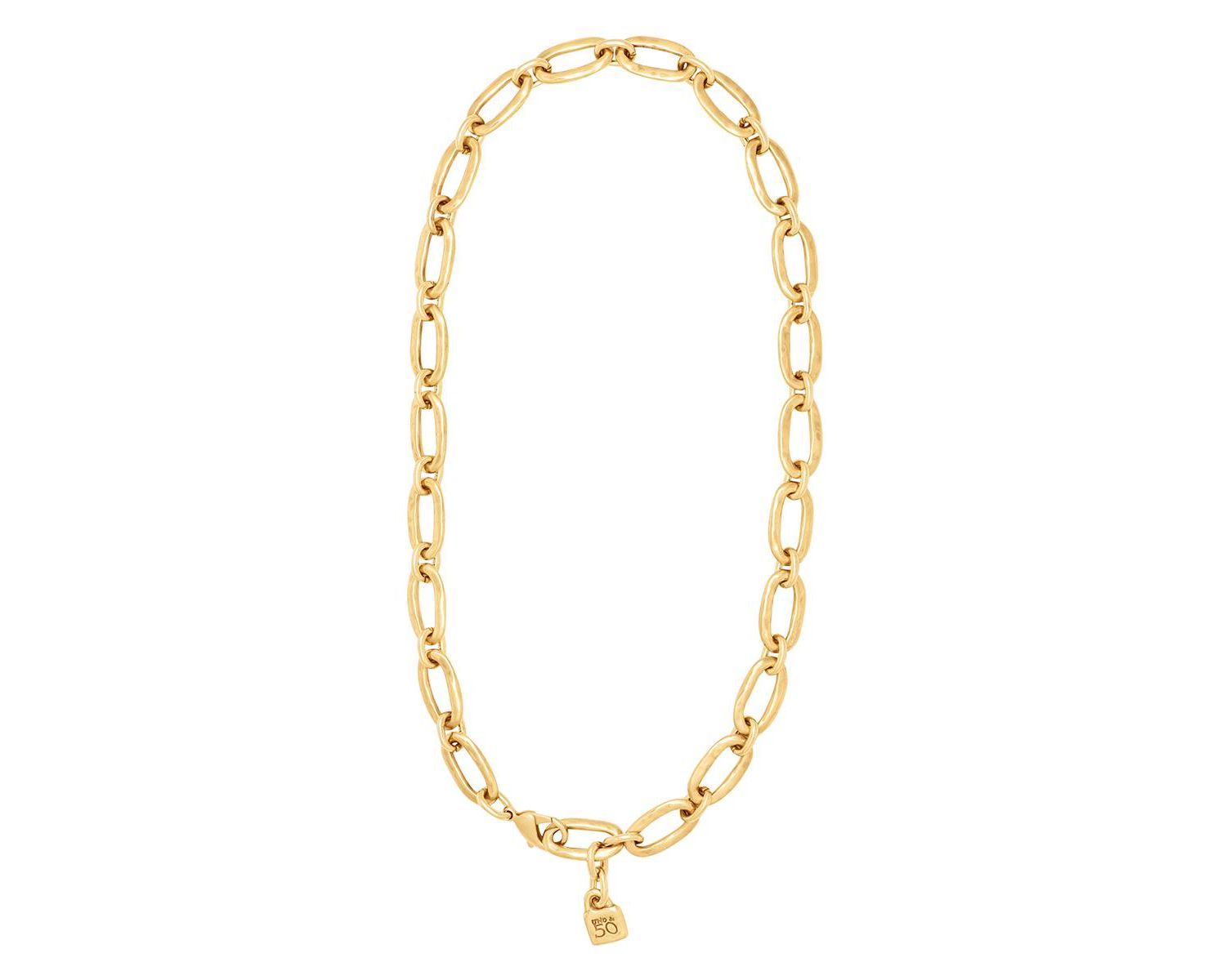 Link Shape Classic Carabiner Necklace