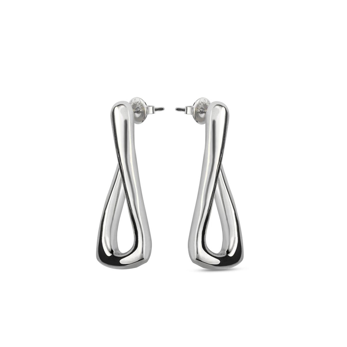 UNOde50 Link Shaped Metal Alloy Earrings - Gold