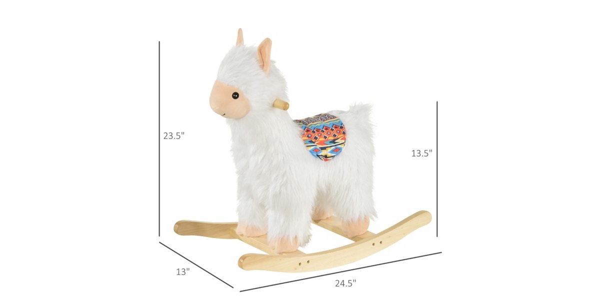Slickblue Quality Baby Rocking Horse for Toddlers Aged 18 to 36 Months Safe and Fun Ride-On Toy