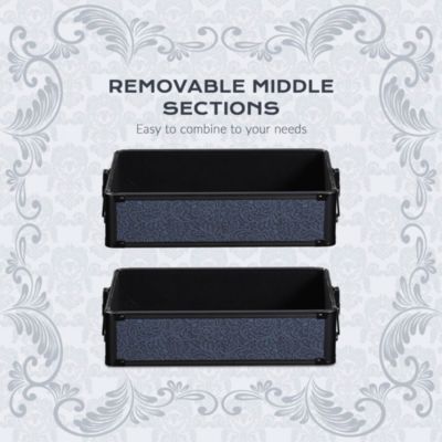 4in1 Rolling Makeup Train Case Cosmetic Organizer Rococo Coral