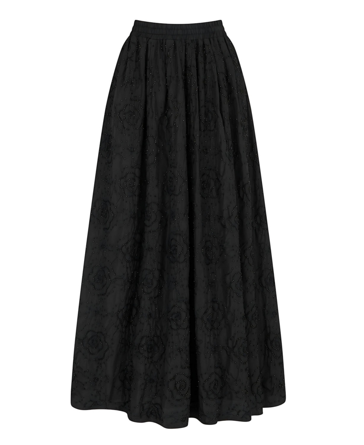 Nocturne Women's Beaded Maxi Skirt