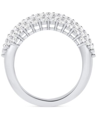 Lab-Grown Diamond Pavé Band (2 ct. t.w.) in Sterling Silver