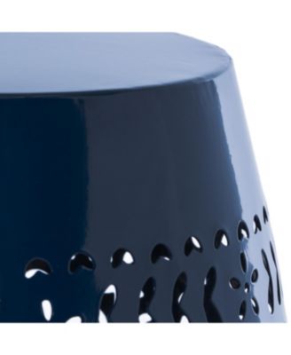 Streamdale Lace-Cut Barrel Side Table Stylish, Durable, Versatile