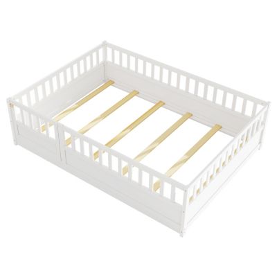 Streamdale Montessori Floor Bed with Safety Barrier
