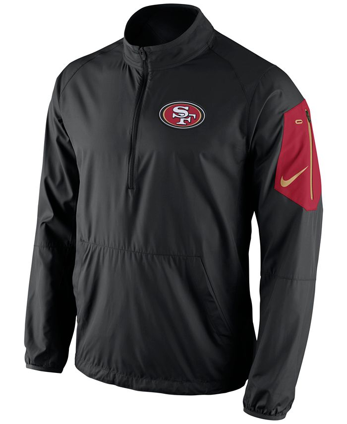 Nike Men s San Francisco 49ers Lockdown Half Zip Jacket Macy s