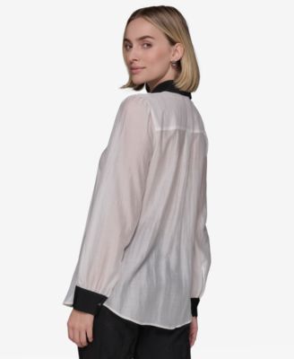 Women's Pintucked Blouse