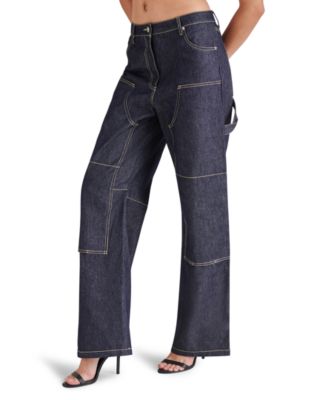 Women's Ashyla Cotton High Rise Barrel Leg Jeans