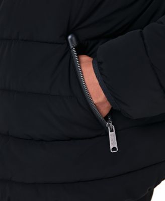 Men's Rail Quilted Hood Puffer Jacket