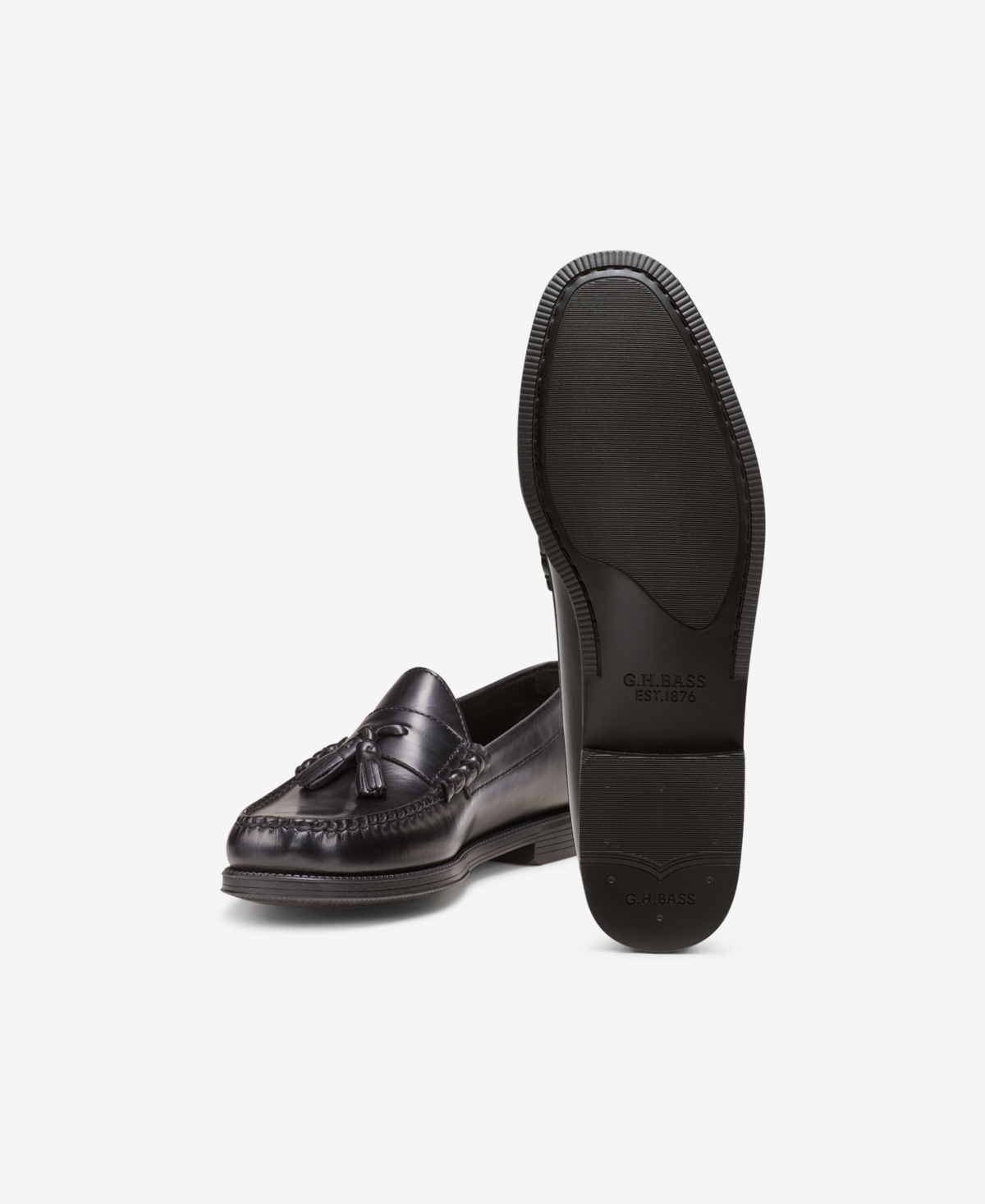 Gh Bass Men's Lennox Tassel Easy Weejuns Loafer In Black