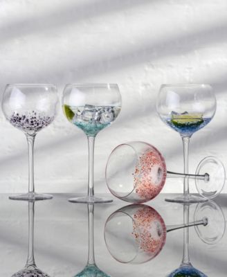Speckle Gin Glasses, Set of 4