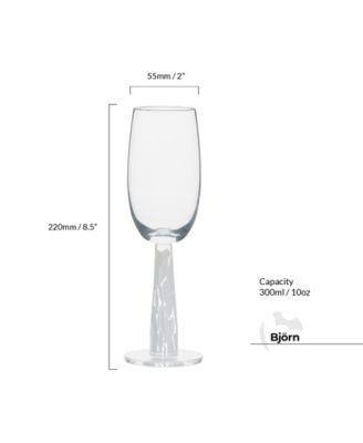 Bj&ouml;rn Champagne Flutes, Set of 2