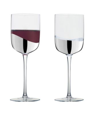 Wave Wine Glasses, Set of 2