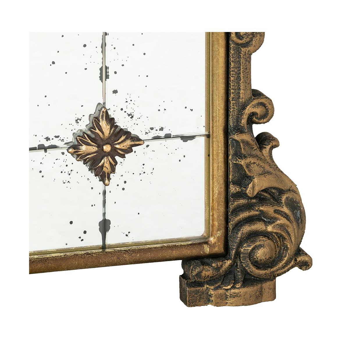 Streamdale Furniture AntiqueArched Mirror, Length for Living Room - Gold