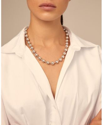 Sterling Silver Metal Clad Padlock Necklace