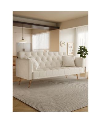 71" Convertible Double Folding Living Room Sofa Bed