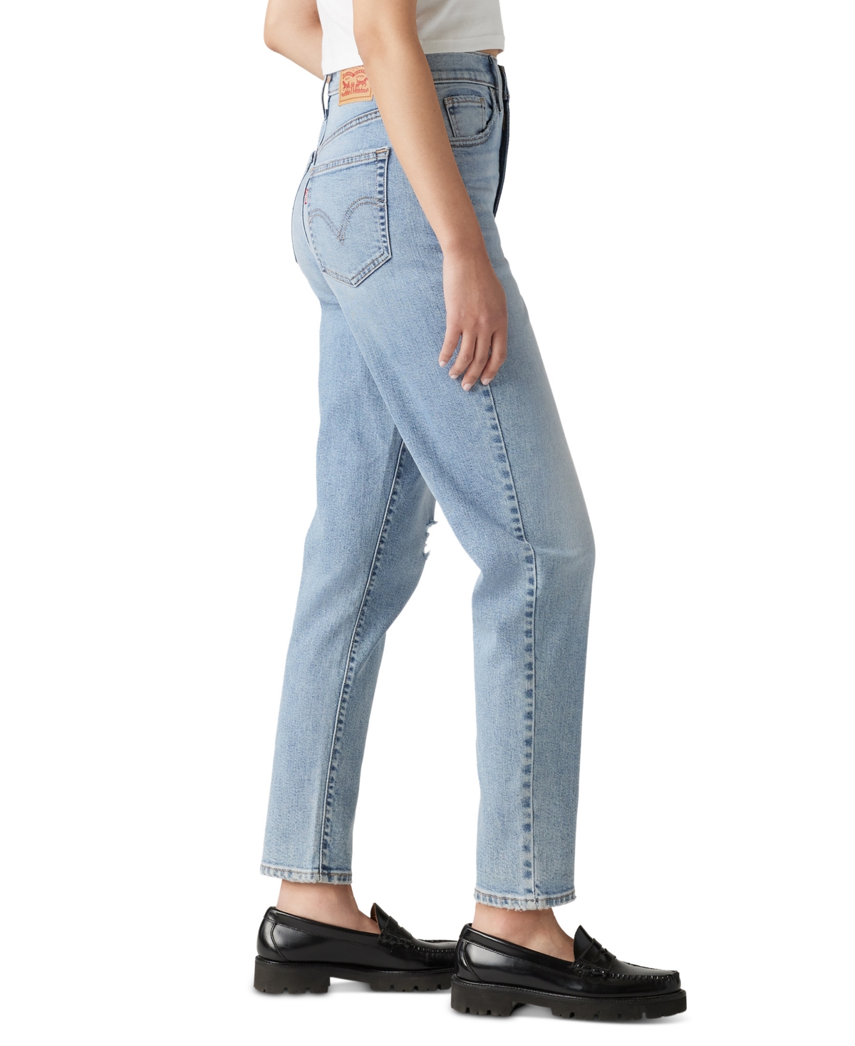 Levi's High-waist Casual Mom Jeans In Emerging Energy