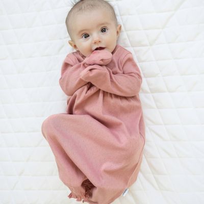 Baby Girls Gowns with Mitten Cuffs, 4-Pack