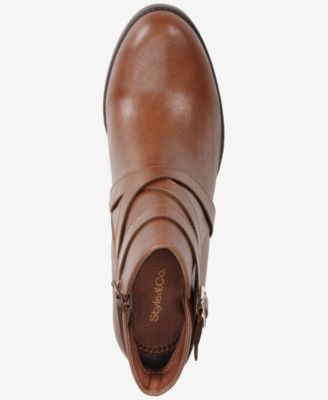 Women's Zetaa Strappy Belt-Heel Booties