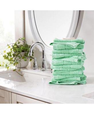 Family Essentials Cotton Washcloths, 12-Pack, 12" x 12"
