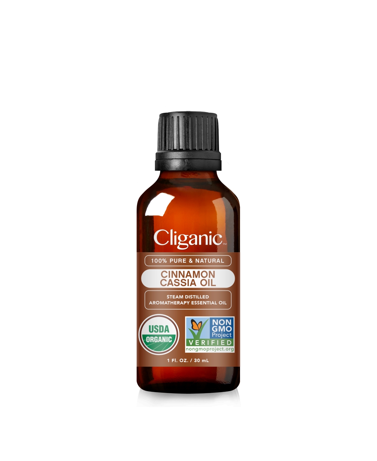 Organic Cinnamon Cassia Essential Oil - 1 oz