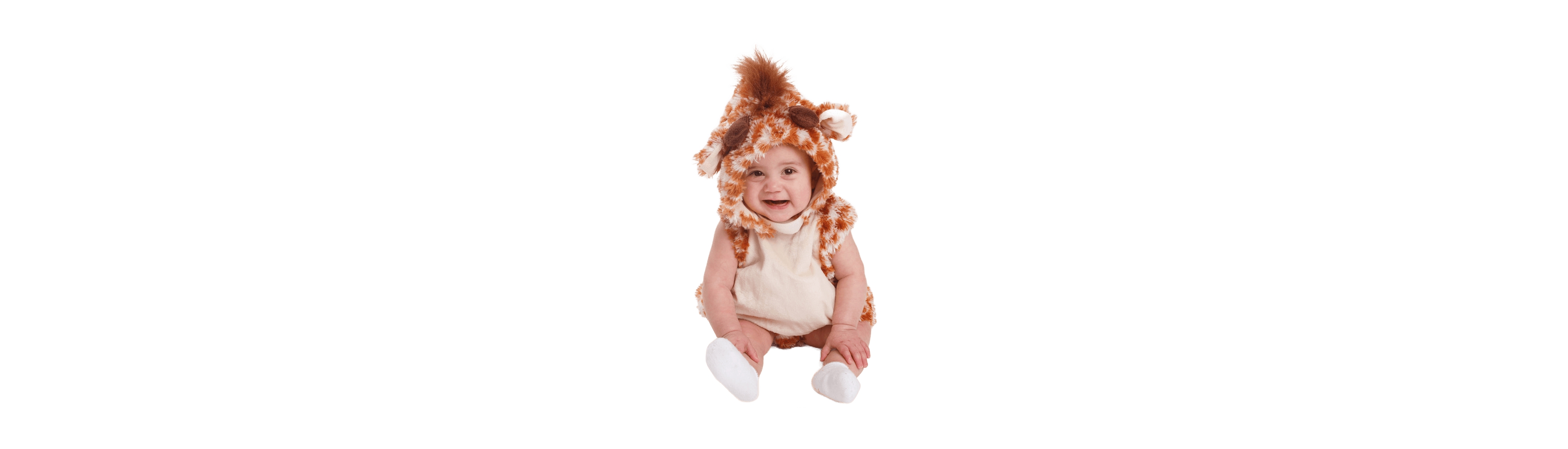 Dress Up America Giraffe Romper & Hood Costume Set