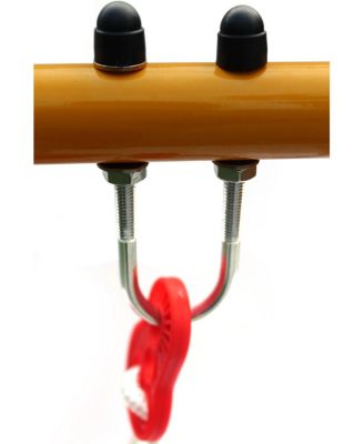 Baby Toddler Indoor/Outdoor Metal Swing Set with Safety Belt for Backyard