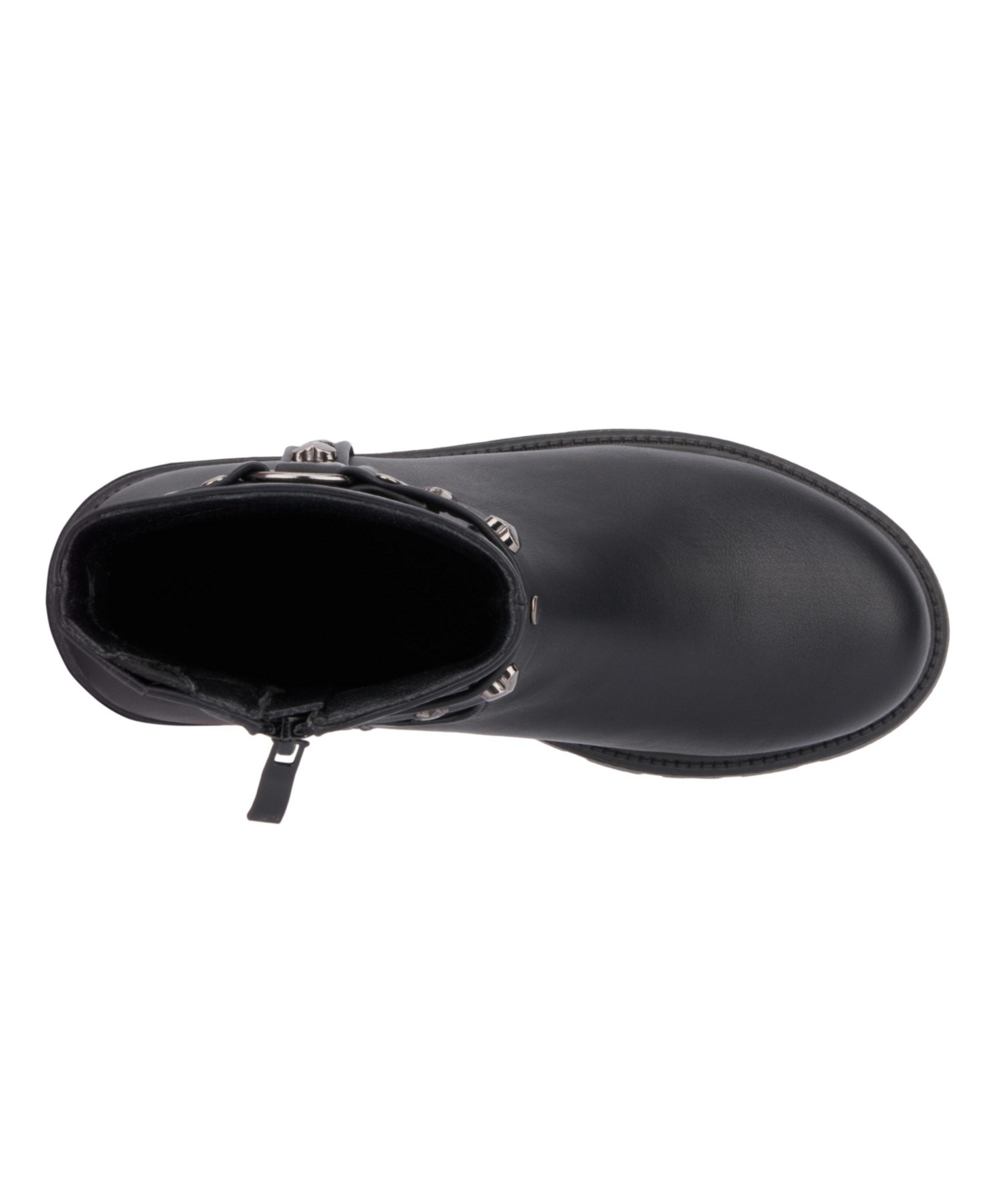 Olivia Miller Girls Harness Lug Sole Boots