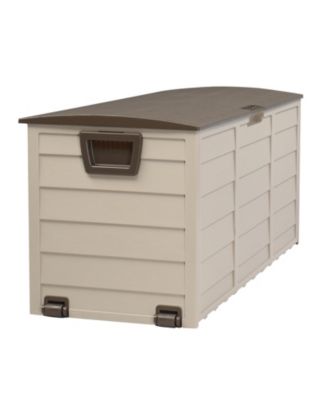 75 Gallon Outdoor Garden Plastic Storage Deck Box – Elegant & Practical Storage Solution