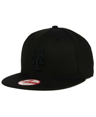 mets black snapback