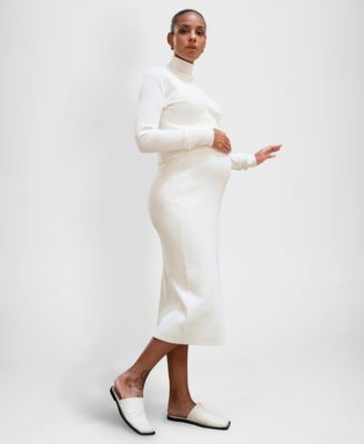 Seraphine Women's Ribbed Maternity Dress - Macy's