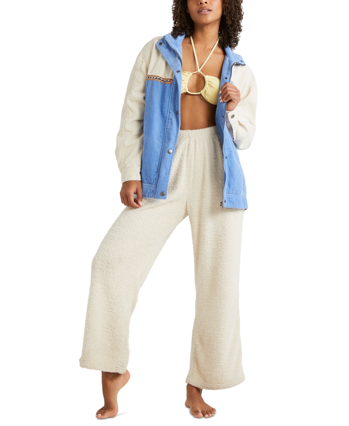 BILLABONG JUNIORS' SET THE WAVE COTTON COLORBLOCKED JACKET 