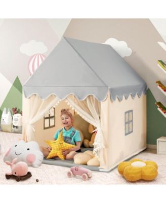 Kids Large Play Castle Fairy Tent with Mat