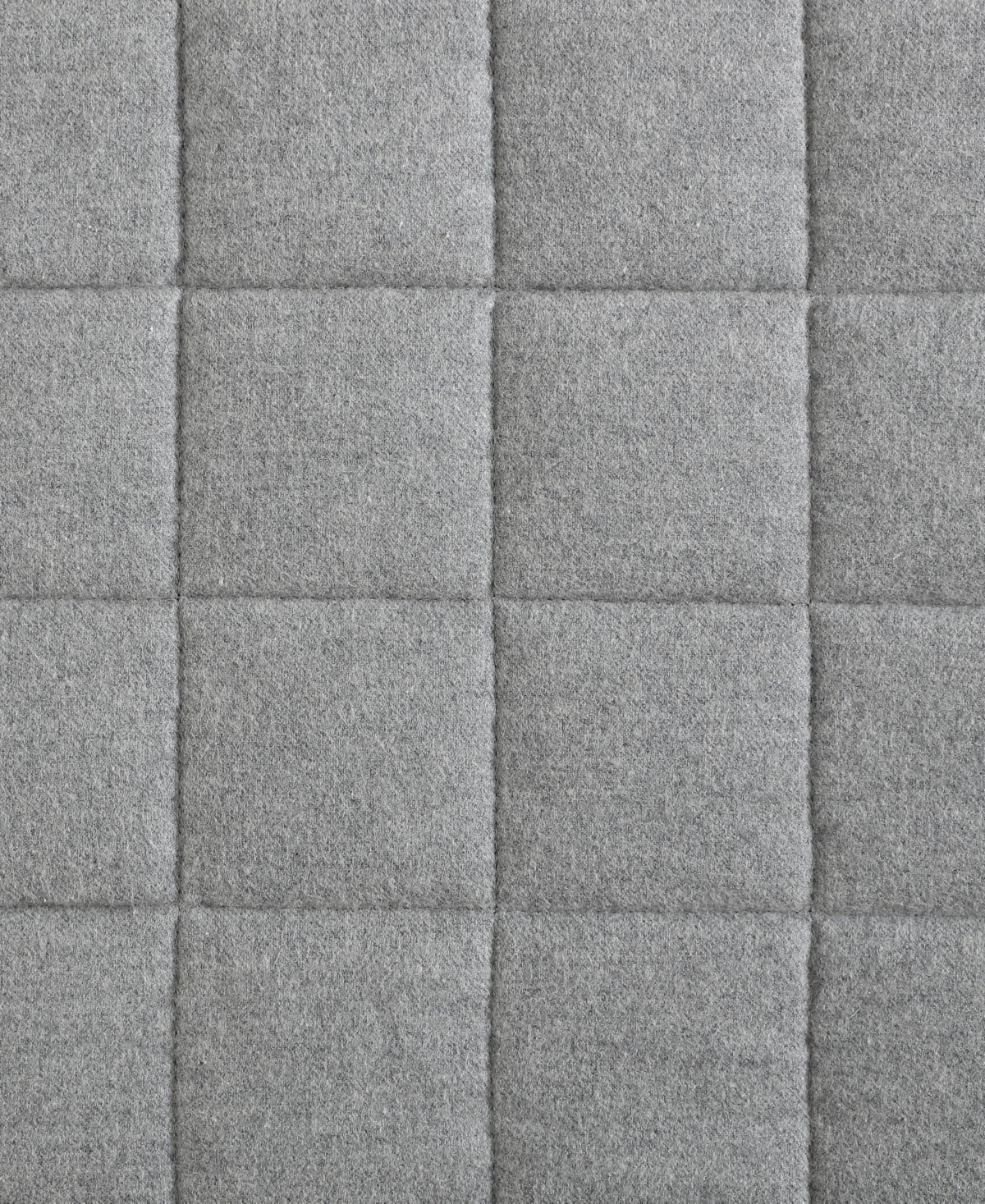 Calvin Klein Melange Flannel Quilt, Queen In Silver Grey
