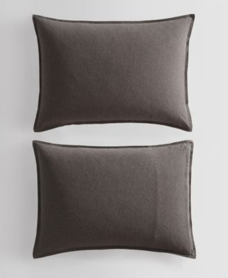 CLOSEOUT! Melange Flannel 3-Pc. Duvet Cover Set, Queen