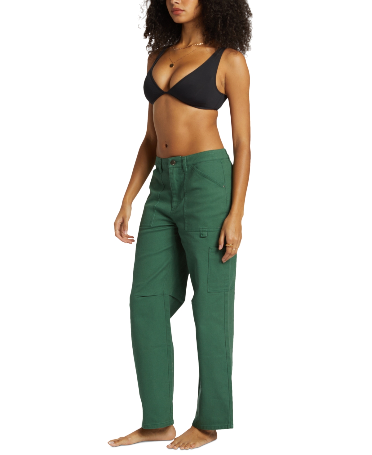 Billabong Leia Pants In Emerald