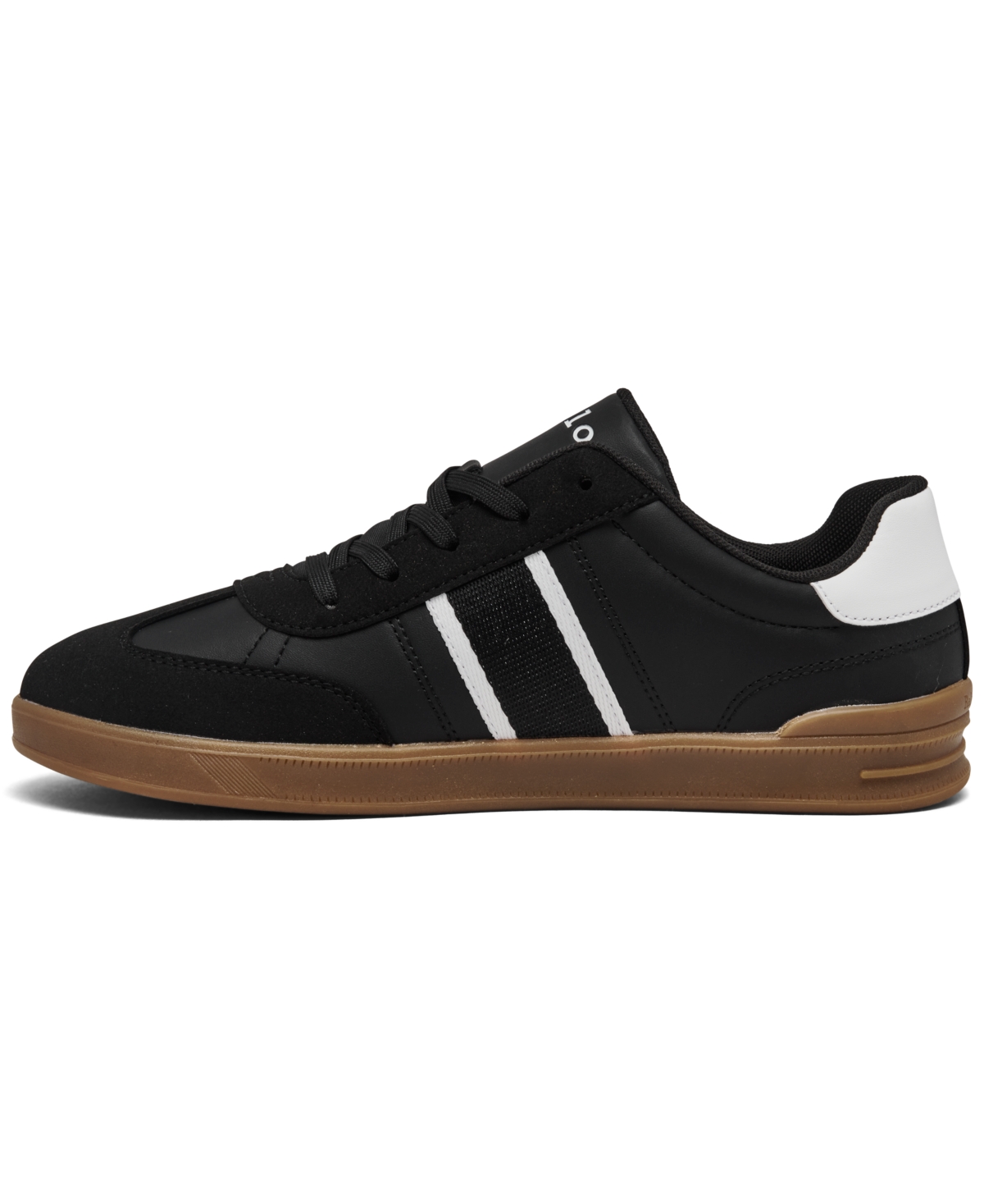 Polo Ralph Lauren Big Kids Heritage Court Ii T-Toe Casual Sneakers from Finish Line -White