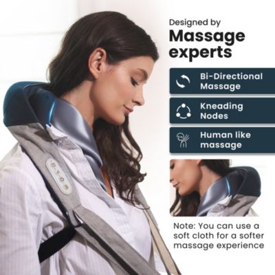 Shiatsu Neck and Back Massager Hands Free & Heat - App Controlled