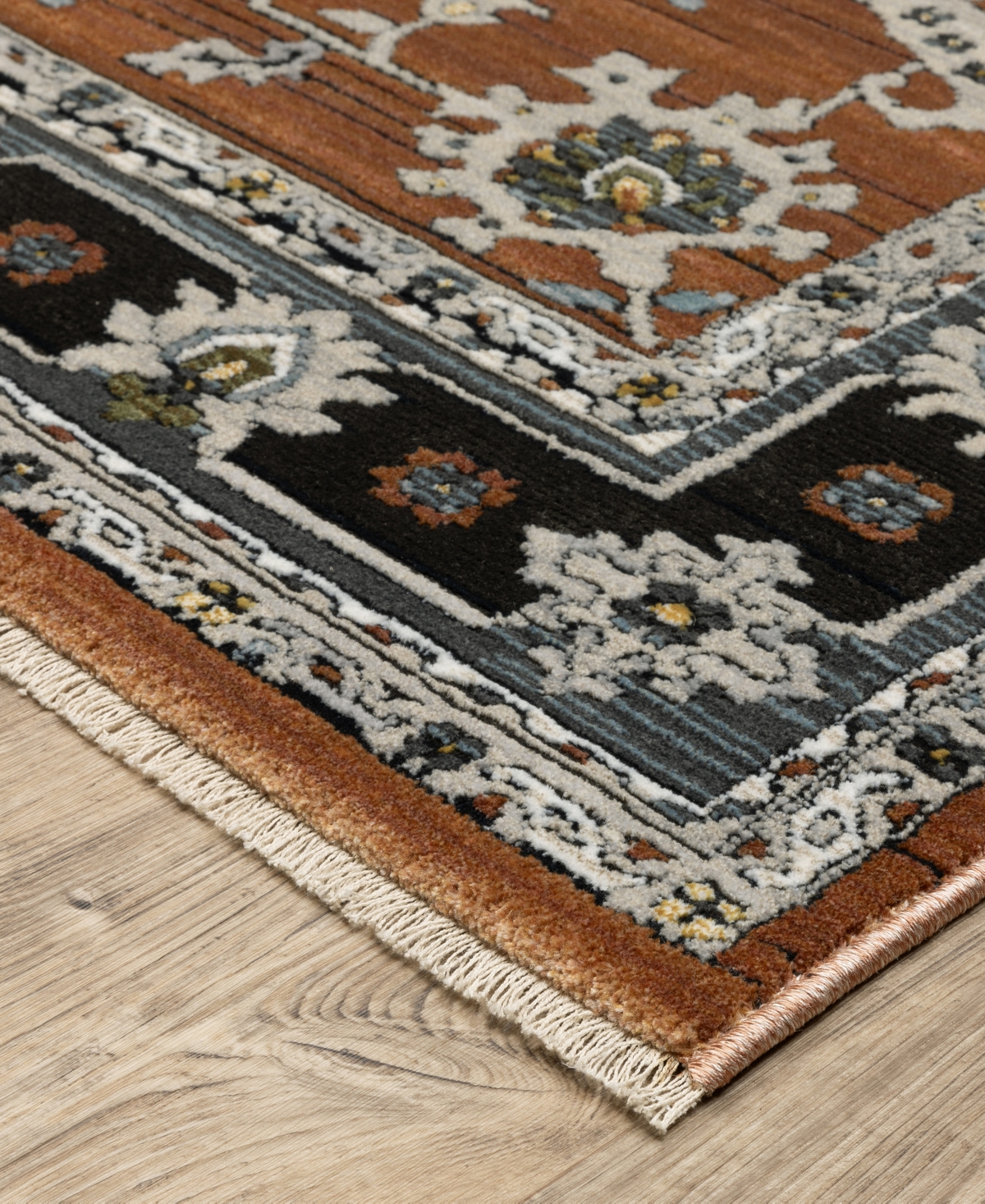 Oriental Weavers Keira Kei05 5'3"x7'6" Area Rug In Rust